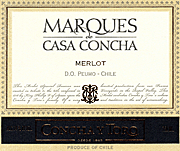 Concha y Toro 2005 Merlot Marques de Casa Concha